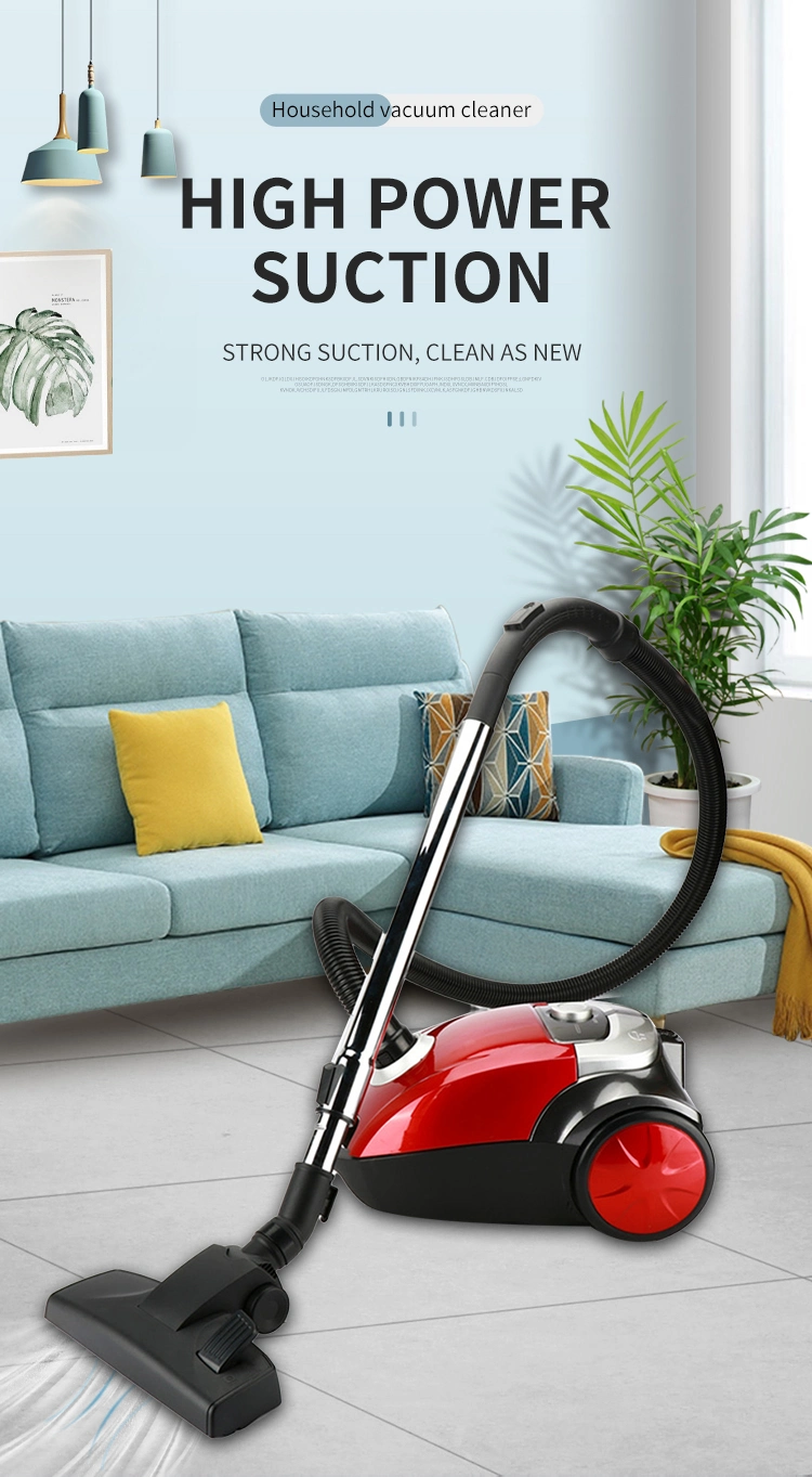 Portable Horizontal Vacuum Cleaner 1400W Power Dry Handheld Vacuum Cleaner with Bag